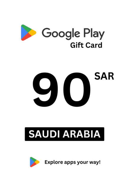 Google Play 90 SAR Gift Card (Saudi Arabia) - Digital Code