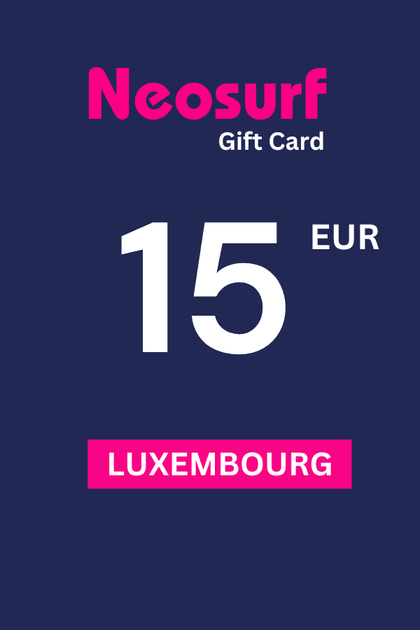 Neosurf 15 EUR Gift Card (Luxembourg) Neosurf 15 EUR Gift Card (Luxemboury) - Digital Code - Image 1