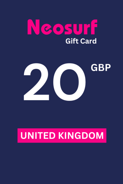 Neosurf 20 GBP Gift Card (United Kingdom) - Digital Code