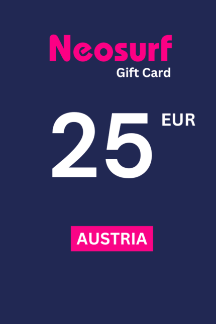 Neosurf 25 EUR Gift Card (Austrai) - Digital Code