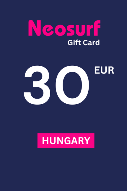 Neosurf 30 EUR Gift Card (Hungary) - Digital Code