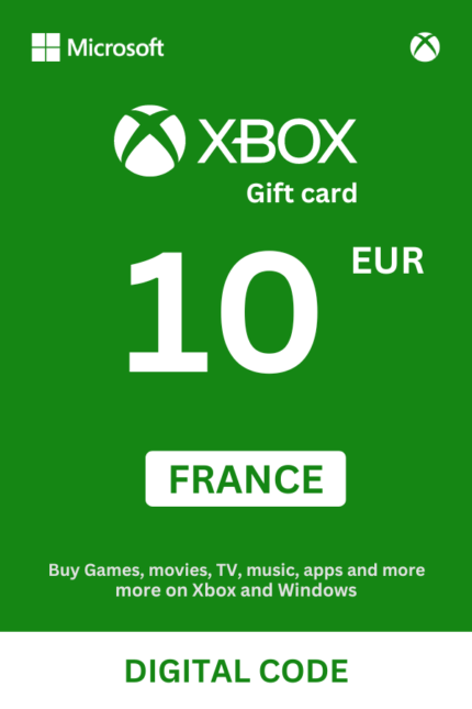 Xbox 10 EUR Gift Card (France) - Digital Code
