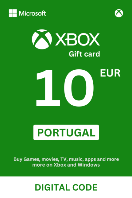 Xbox 10 EUR Gift Card (Portugal) - Digital Code