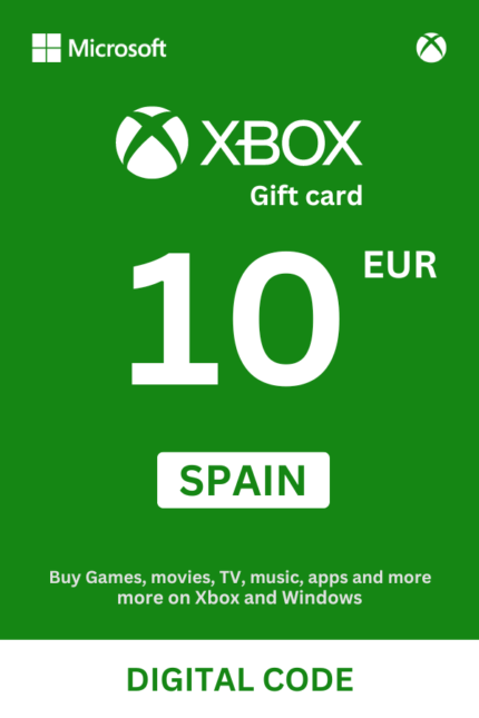 Xbox 10 EUR Gift Card (Spain) - Digital Code