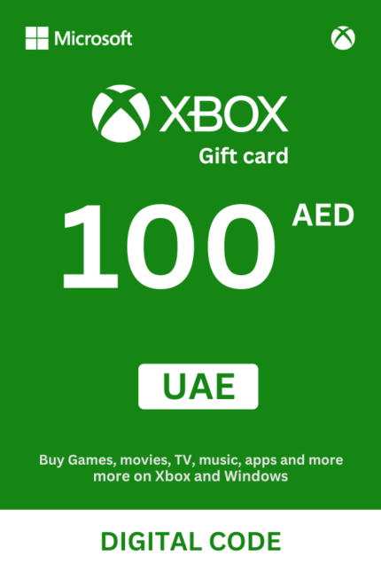 Xbox 100 AED Gift Card (United Arab Emirates) - Digital Code