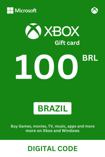 Xbox 100 BRL Gift Card (Brazil) - Digital Code