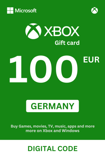 Xbox 100 EUR Gift Card (Germany) - Digital Code