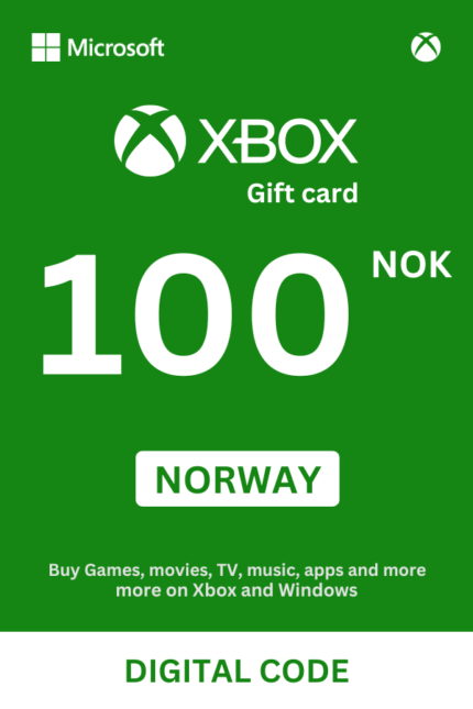 Xbox 100 NOK Gift Card (Norway) - Digital Code