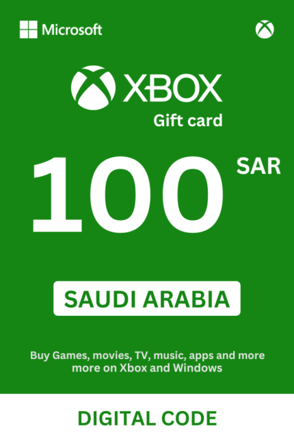 Xbox 100 SAR Gift Card (Saudi Arabia) - Digital Code