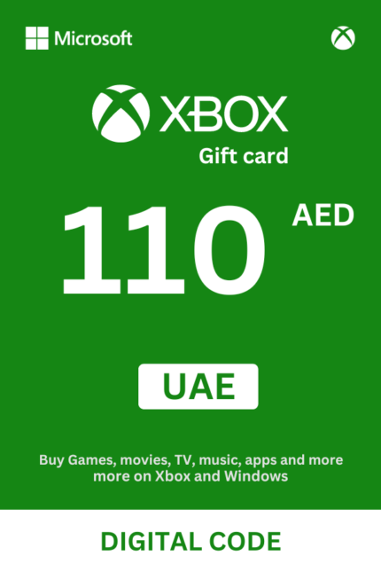 Xbox 110 AED Gift Card (United Arab Emirates) - Digital Code