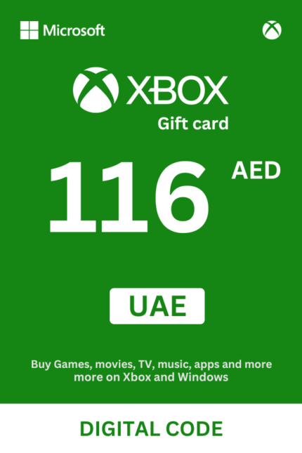 Xbox 116 AED Gift Card (United Arab Emirates) - Digital Code