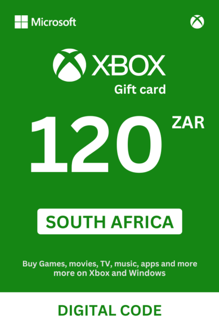 Xbox 120 ZAR Gift Card (South Africa) - Digital Code