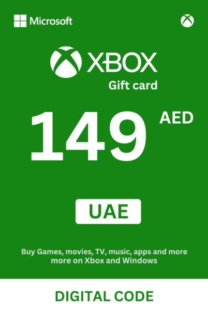 Xbox 149 AED Gift Card (United Arab Emirates) - Digital Code