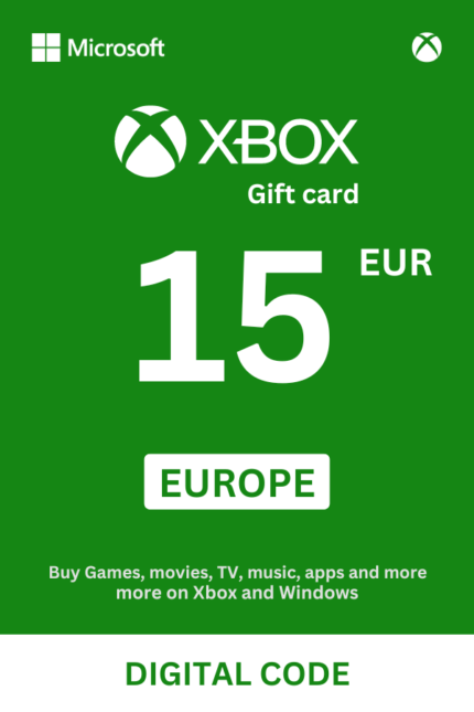 Xbox 15 EUR Gift Card (Europe) - Digital Code