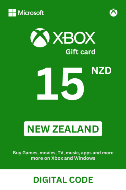 Xbox 15 NZD Gift Card (New Zealand) - Digital Code
