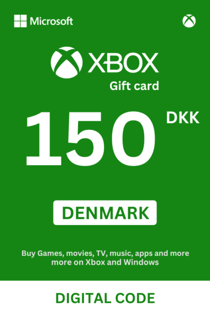 Xbox 150 DKK Gift Card (Denmark) - Digital Code