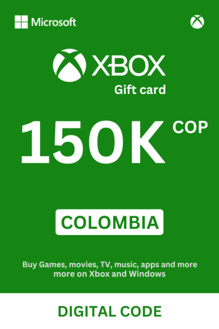 Xbox 150000 COP Gift Card (Colombia) - Digital Code