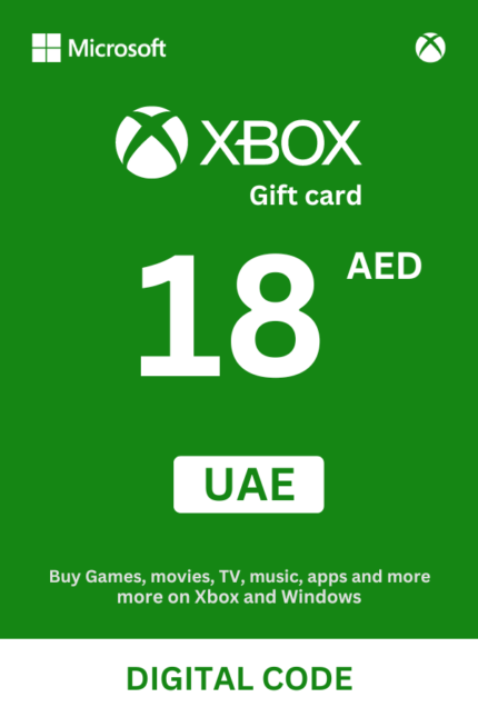 Xbox 18 AED Gift Card (United Arab Emirates) - Digital Code
