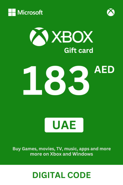 Xbox 183 AED Gift Card (United Arab Emirates) - Digital Code
