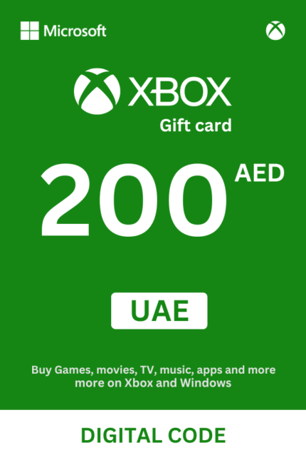Xbox 200 AED Gift Card (United Arab Emirates) - Digital Code