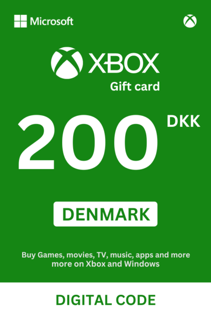 Xbox 200 DKK Gift Card (Denmark) - Digital Code