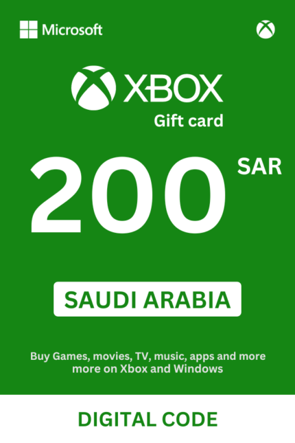 Xbox 200 SAR Gift Card (Saudi Arabia) - Digital Code