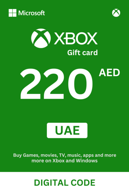Xbox 220 AED Gift Card (United Arab Emirates) - Digital Code