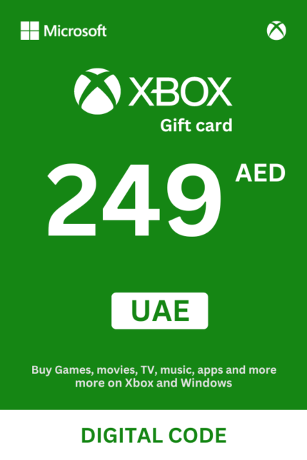 Xbox 249 AED Gift Card (United Arab Emirates) - Digital Code