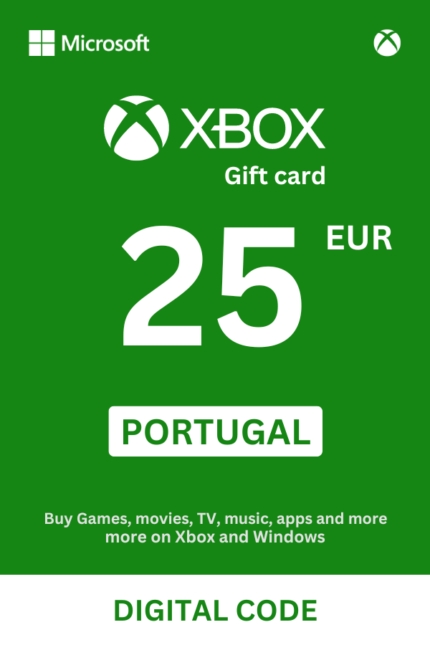 Xbox 25 EUR Gift Card (Portugal) - Digital Code