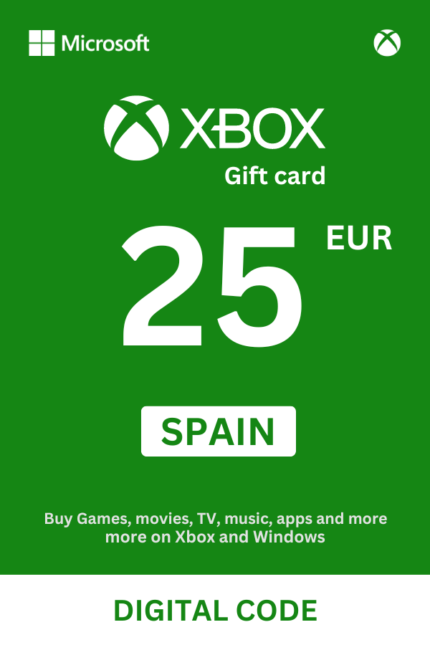 Xbox 25 EUR Gift Card (Spain) - Digital Code