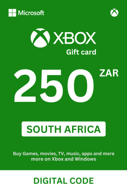 Xbox 250 ZAR Gift Card (South Africa) - Digital Code