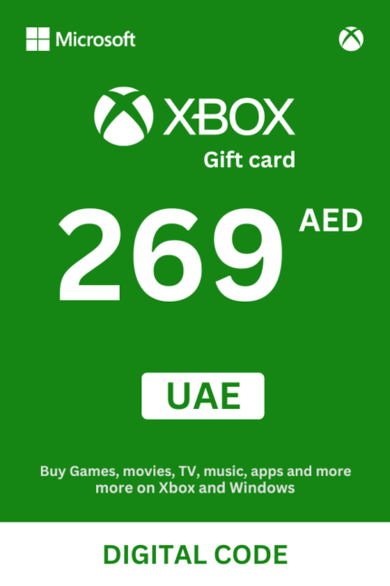 Xbox 269 AED Gift Card (United Arab Emirates) - Digital Code