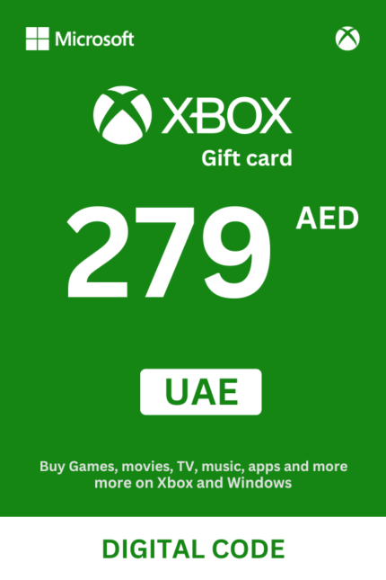 Xbox 279 AED Gift Card (United Arab Emirates) - Digital Code