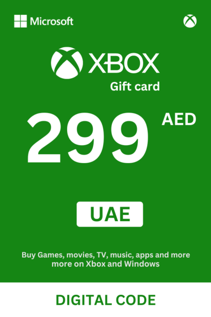 Xbox 299 AED Gift Card (United Arab Emirates) - Digital Code