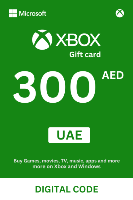 Xbox 300 AED Gift Card (United Arab Emirates) - Digital Code