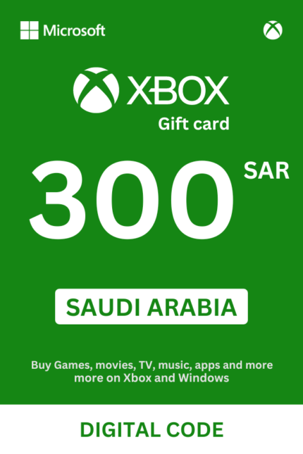 Xbox 300 SAR Gift Card (Saudi Arabia) - Digital Code