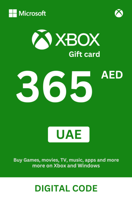 Xbox 365 AED Gift Card (United Arab Emirates) - Digital Code