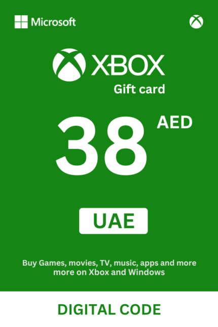 Xbox 38 AED Gift Card (United Arab Emirates) - Digital Code