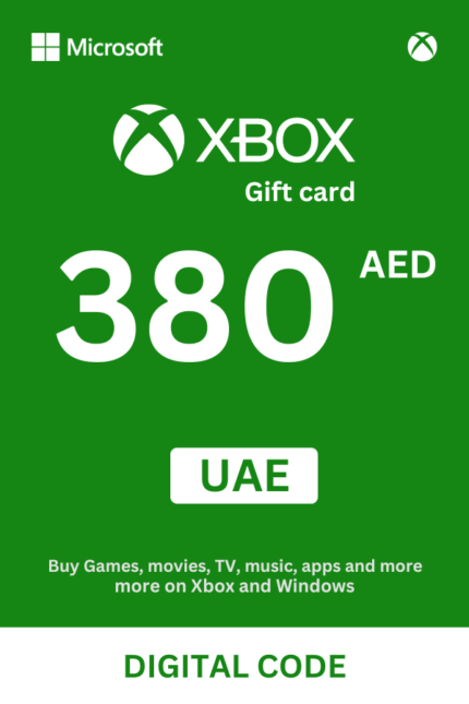 Xbox 380 AED Gift Card (United Arab Emirates) - Digital Code