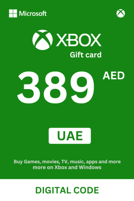 Xbox 389 AED Gift Card (United Arab Emirates) - Digital Code