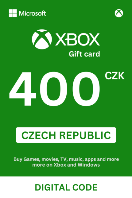 Xbox 400 CZK Gift Card (Czech Republic) - Digital Code