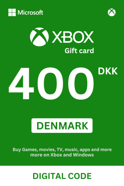 Xbox 400 DKK Gift Card (Denmark) - Digital Code