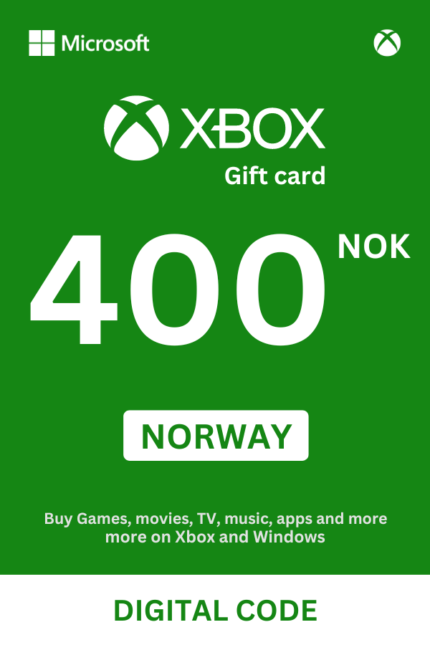 Xbox 400 NOK Gift Card (Norway) - Digital Code