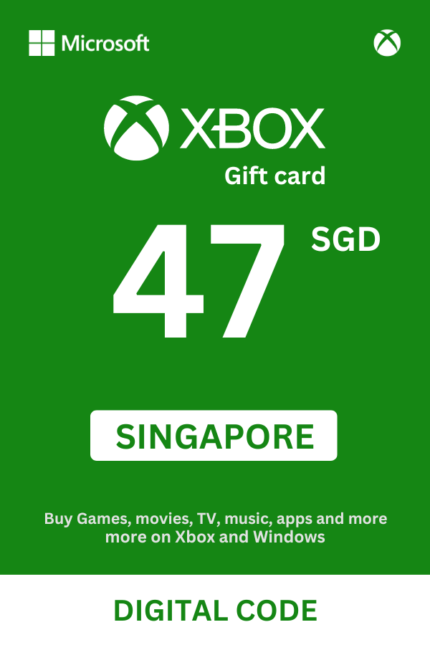 Xbox 47 SGD Gift Card (Singapore) - Digital Code