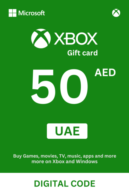 Xbox 50 AED Gift Card (United Arab Emirates) - Digital Code