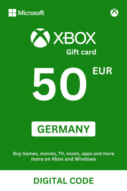Xbox 50 EUR Gift Card (Germany) - Digital Code