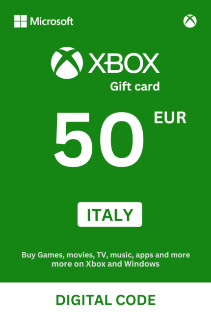 Xbox 50 EUR Gift Card (Italy) - Digital Code
