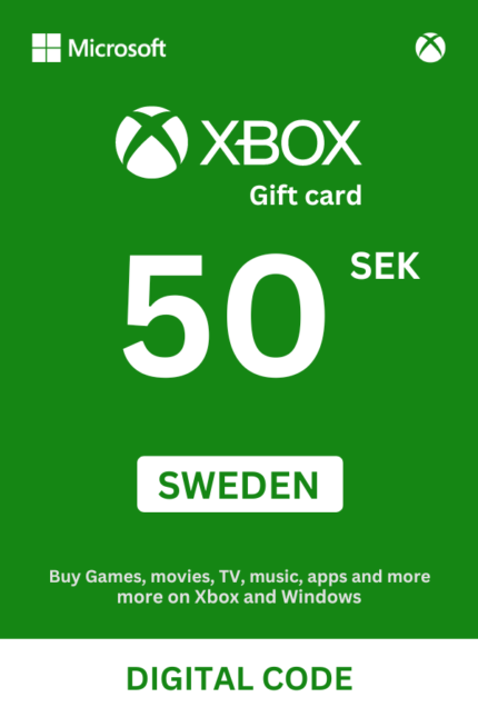 Xbox 50 SEK Gift Card (Sweden) - Digital Code