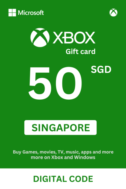 Xbox 50 SGD Gift Card (Singapore) - Digital Code