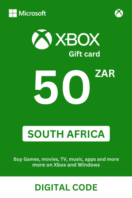 Xbox 50 ZAR Gift Card (South Africa) - Digital Code